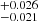 $ _{-0.021}^{+0.026} $