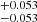 $ _{-0.053}^{+0.053} $