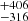 $ ^{+406}_{-316} $