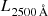 $ L_{\mathrm{2500\,\AA}} $
