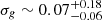 $ \sigma_g\sim0.07^{+0.18}_{-0.06} $