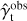 $\[\hat{\gamma}_{\mathrm{t}}^{\mathrm{obs}}\]$
