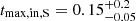 $ t_{\mathrm{max,in,S}} = 0.15^{+0.2}_{-0.05} $