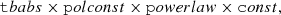 $$ \begin{aligned} \mathtt tbabs \times \mathtt polconst \times \mathtt powerlaw \times \mathtt const , \end{aligned} $$