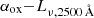 $ \alpha_{\mathrm{ox}}{-}L_{\nu,2500\,\AA} $