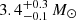 $ 3.4^{+0.3}_{-0.1}\, M_\odot $