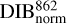 $\[\mathrm{DIB}_{\text {norm }}^{862}\]$