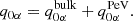 $$ \begin{aligned} q_{0\alpha } = q^\mathrm{bulk}_{0\alpha } + q^\mathrm{PeV}_{0\alpha }. \end{aligned} $$