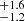 $ _{-1.2}^{+1.6} $