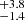 $ ^{+3.8}_{-1.4} $