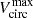 $ V_{\mathrm{circ}}^{\mathrm{max}} $