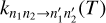 ${k_{{n_1}{n_2} \to n_1^\prime n_2^\prime }}(T)$