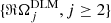 $ \{\Re\Omega^{\mathrm{DLM}}_{j}, j\ge 2\} $