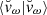 $ {{\langle{\breve{v}}_\omega |{\breve{v}}_\omega\rangle}} $
