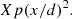 $$ \begin{aligned} X&p (x/d)^2. \end{aligned} $$