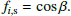 $$ \begin{aligned} f_{i,\mathrm s} = \cos \beta . \end{aligned} $$