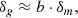 $$ \begin{aligned} \delta _g \approx b \cdot \delta _m , \end{aligned} $$
