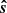 $ \boldsymbol{\hat{s}} $