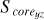 $\left( {{S_{cor{e_{yz}}}}} \right)$