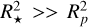 $R_ \star ^2 \gg R_p^2.$