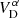 $ V^{\alpha}_{\mathrm{D}} $