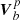 $ {\boldsymbol{V}^{p}_{b}} $