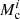 $ M^{i}_{\mathrm{c}} $
