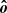 $ \boldsymbol{\hat{o}} $