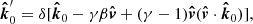 $$ \begin{aligned} \boldsymbol{\hat{k}}^{\prime }_0 = \delta [\boldsymbol{\hat{k}}_0 - \gamma \beta \boldsymbol{\hat{v}} + (\gamma -1) \boldsymbol{\hat{v}} (\boldsymbol{\hat{v}} \cdot \boldsymbol{\hat{k}}_0)], \end{aligned} $$