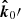 $ \boldsymbol{\hat{k}}_0\prime $