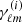 $ \gamma_{\ell m}^{(i)} $