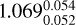 $\[1.069_{0.052}^{0.054}\]$