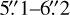 $\[5^{\prime\prime}_\cdot1-6^{\prime\prime}_\cdot2\]$