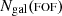 $ N_{\mathrm{gal}} ({\scriptstyle\mathrm{FOF}}) $