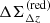 $ \Delta \Sigma_{\Delta z}^{\mathrm{(red)}} $