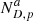 $ N^{a}_{D,p} $