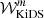 $ \mathcal{W}^{m}_{\mathrm{KiDS}} $