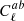 $ C^{ab}_{\ell} $