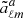 $ \tilde{a}^a_{\ell m} $