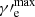 $ {\gamma{\prime}}_{\mathrm{e}}^{\mathrm{max}} $