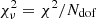 $ {\chi^{2}_{\nu}}=\chi^2/N_{\mathrm{dof}} $