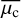 $\overline {{\mu _{\rm{c}}}} $