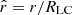 $ \hat{r}=r/R_{\mathrm{LC}} $