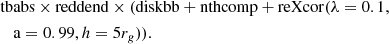 $$ \begin{aligned}&\mathrm {tbabs \times reddend \times (diskbb+nthcomp+reXcor}(\lambda =0.1,\nonumber \\ &\quad \mathrm a=0.99, h=5 r_{g}) ).\nonumber \end{aligned} $$