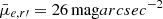 $ \bar{\mu}_{e, r{\prime}}=26\,\mathrm{mag} {arcsec}^{-2} $
