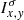 $ I_{x,y}^{\sigma} $