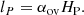 $$ \begin{aligned} l_{P} = \alpha _{\mathrm{ov}} H_{\mathrm{P}}. \end{aligned} $$