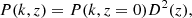 $$ \begin{aligned} P(k,z) = P(k,z=0)D^2(z), \end{aligned} $$