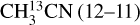 $\mathrm{CH}_{3}^{13} \mathrm{CN}(12-11)$