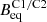 $ B_{\mathrm{eq}}^{\mathrm{C1/C2}} $